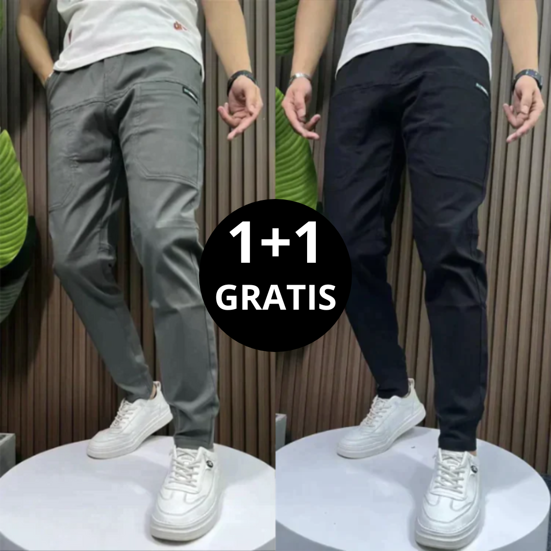 Miro | Rekbare Cargobroek 1+1 GRATIS