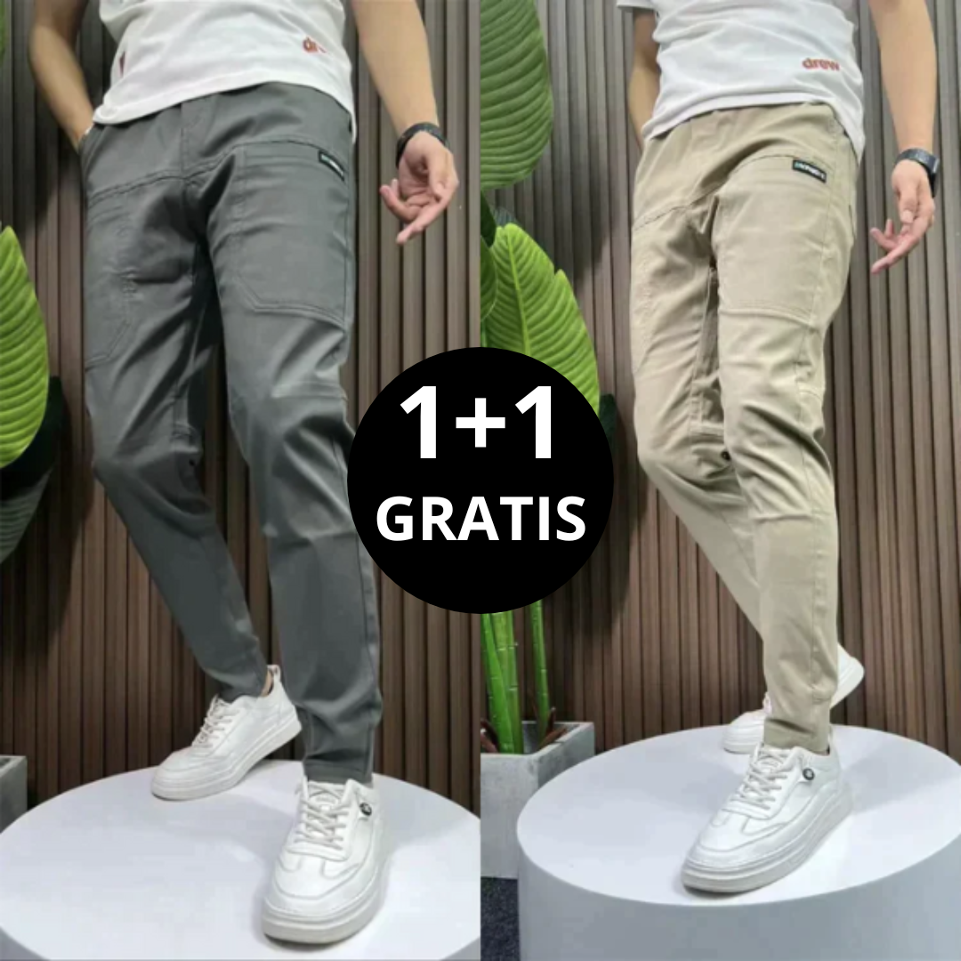 Miro | Rekbare Cargobroek 1+1 GRATIS