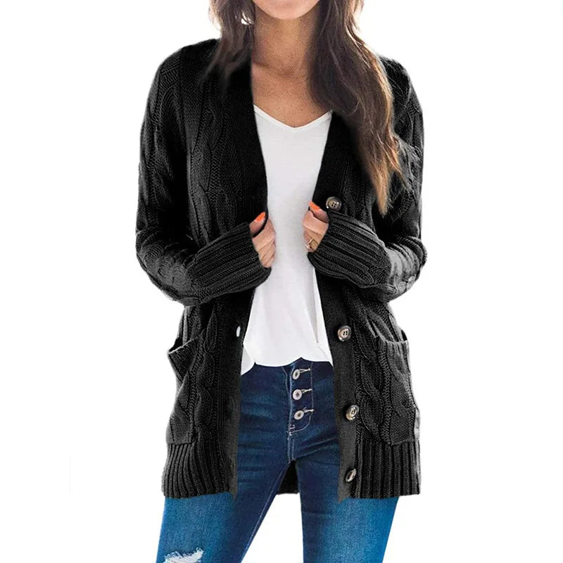 Noevia | Kabelgebreide Cardigan Dames