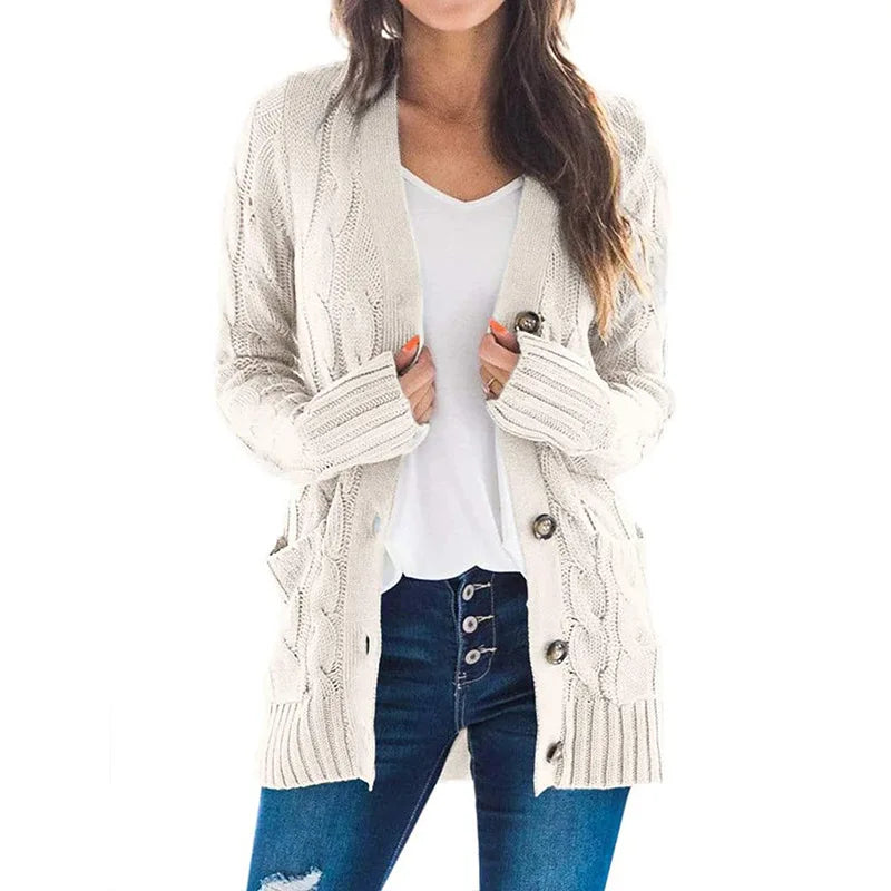 Noevia | Kabelgebreide Cardigan Dames