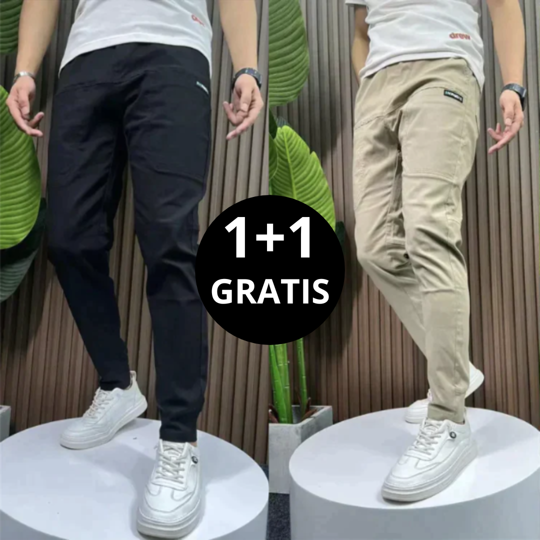 Miro | Rekbare Cargobroek 1+1 GRATIS