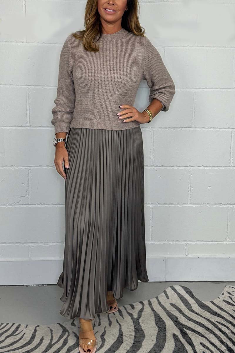 AMARA | LANGE SWEATER MET EEN PLOOIROK