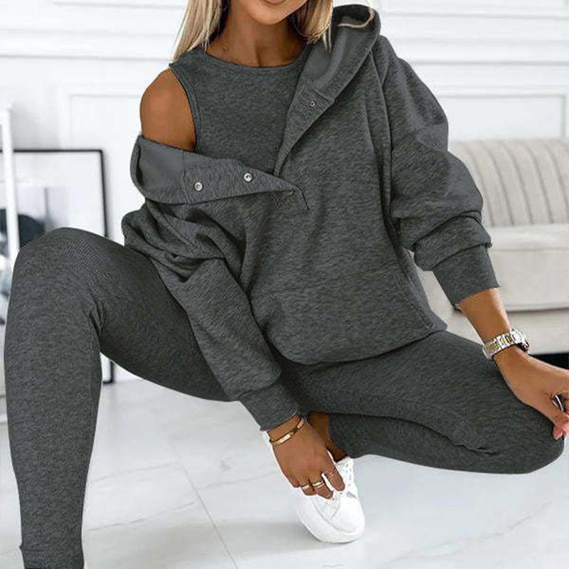 Jade - Vrije tijds set van 3 - hoodie, broek en top