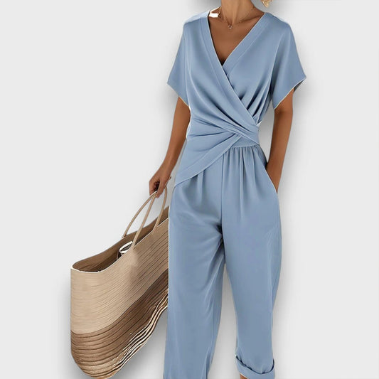 Celira – Jumpsuit met wikkeloptiek
