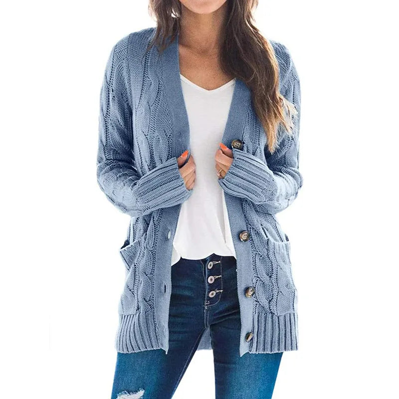 Noevia | Kabelgebreide Cardigan Dames
