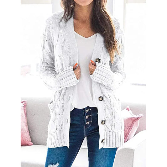 Noevia | Kabelgebreide Cardigan Dames