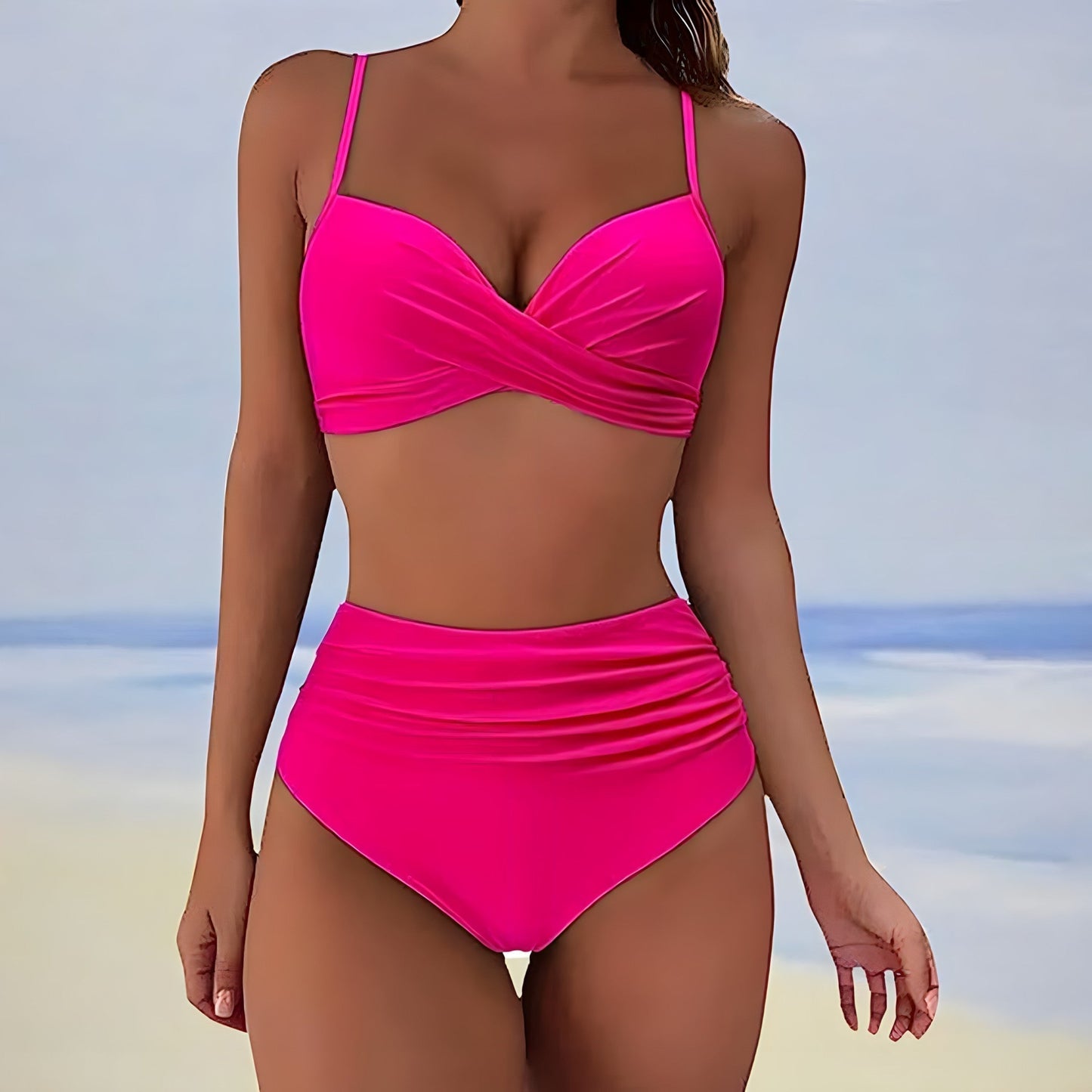 AVE - HIGH WAIST BIKINI - 1+1 GRATIS
