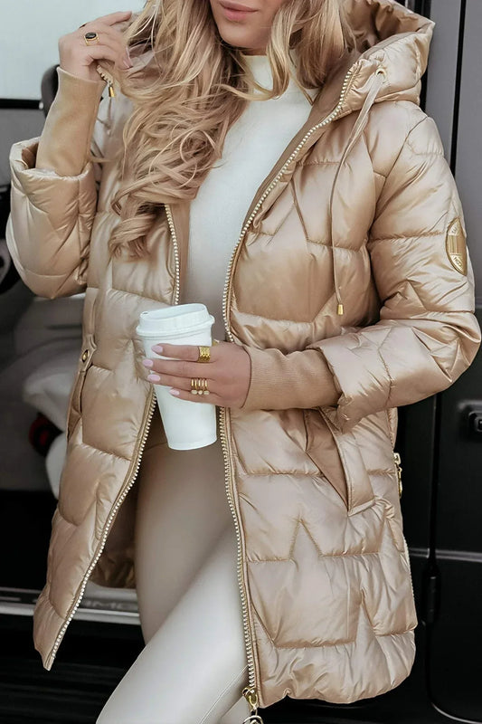 Noor™  | Elegante winterjas met capuchon en voering