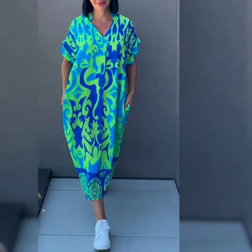 Elena™ – Elegante Bloemenjurk voor een Romantische en Verfijnde Look
