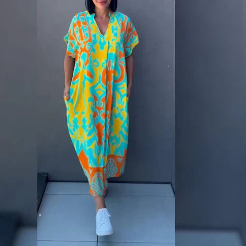 Elena™ – Elegante Bloemenjurk voor een Romantische en Verfijnde Look