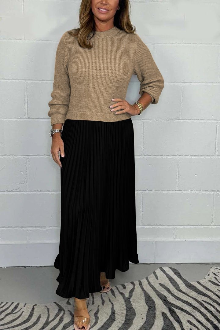 AMARA | LANGE SWEATER MET EEN PLOOIROK
