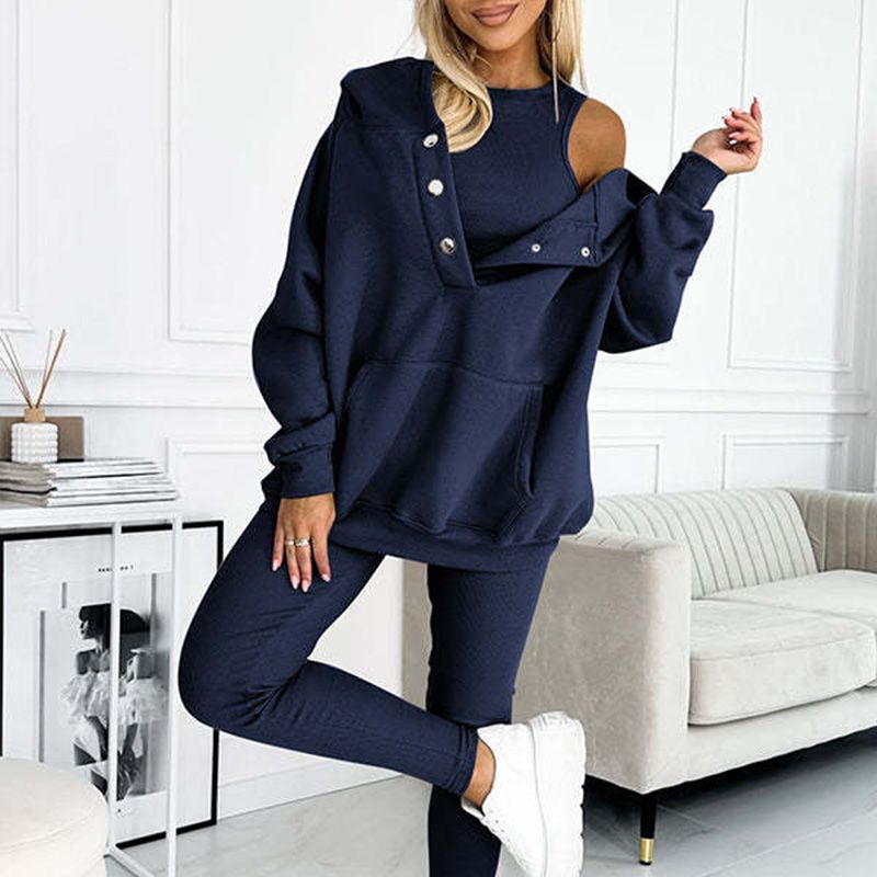 Jade - Vrije tijds set  van 3 - hoodie, broek en top
