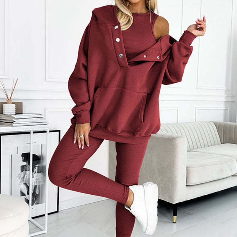 Jade - Vrije tijds set  van 3 - hoodie, broek en top