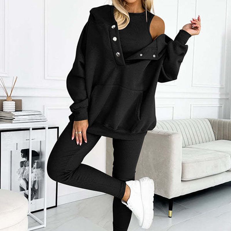 Jade - Vrije tijds set  van 3 - hoodie, broek en top